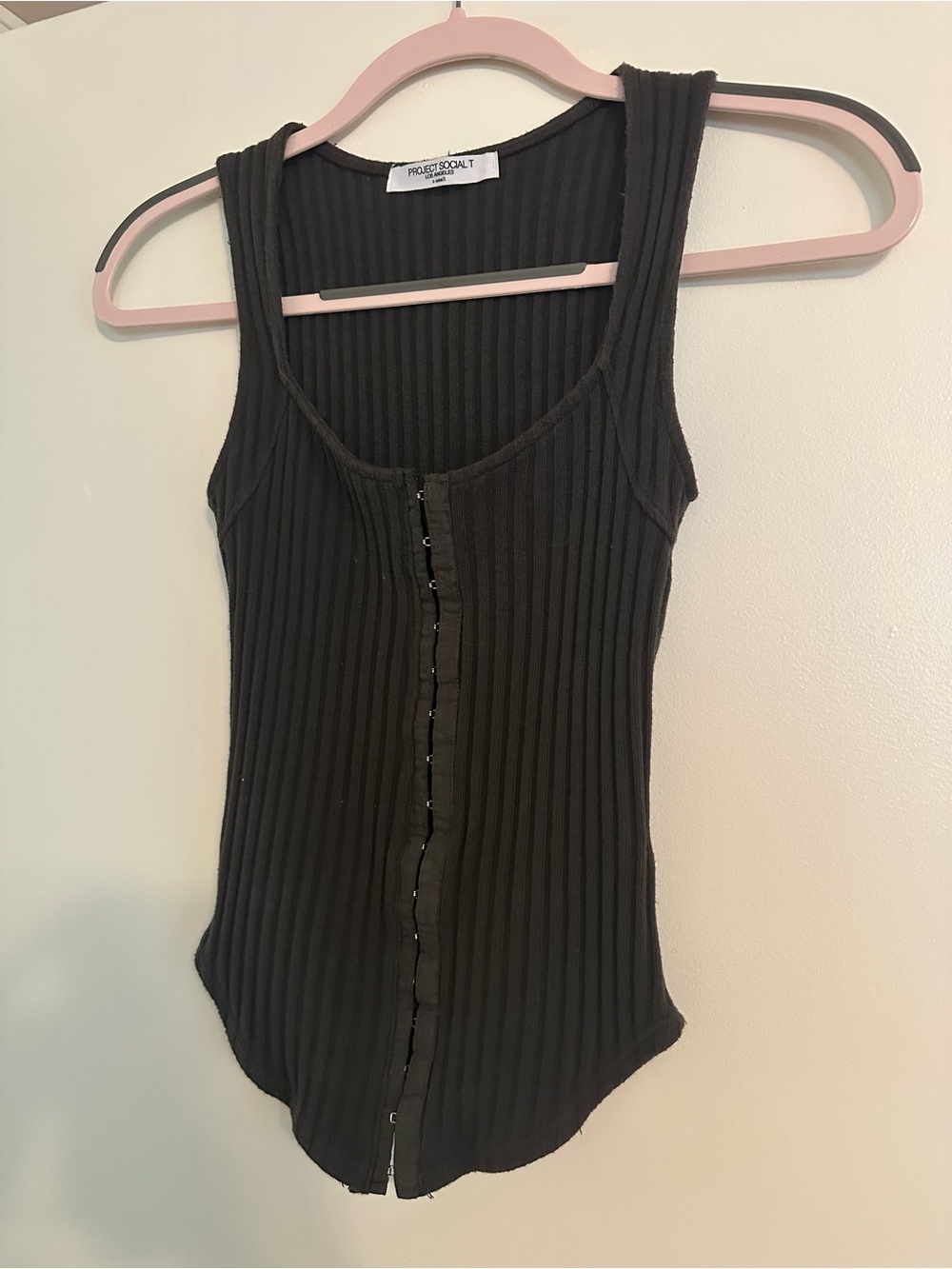 Project Social T “Hooked On You” Rib Tank